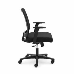 HON Mesh Mid-Back Task Chair, Center-Tilt, Tension, Lock, Fixed Arms, Black Mesh, Black Fabric (BSXVL511LH10) -Office Chairs Shop unnamed file 6011