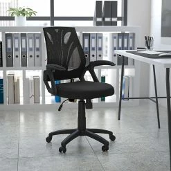 Flash Furniture Mid-Back Mesh Swivel Task Chair With Mesh Padded Seat, Black (GOWY82) -Office Chairs Shop unnamed file 6029