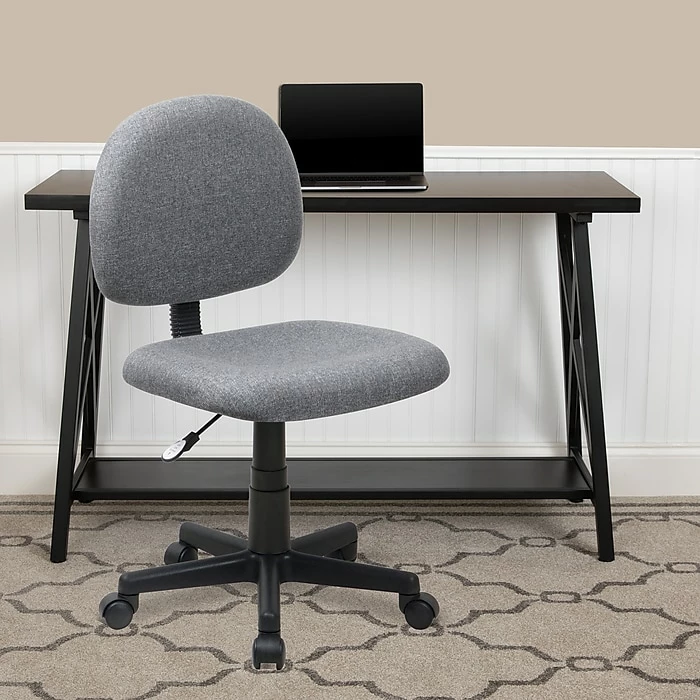 Flash Furniture 31" - 37 1/2" Fabric Ergonomic Task Chairs (BT660GY) 4 Flash Furniture 31" - 37 1/2" Fabric Ergonomic Task Chairs (BT660GY) - Image 2