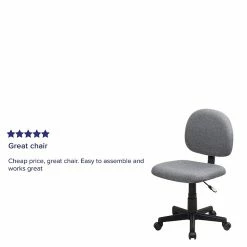 Flash Furniture 31" - 37 1/2" Fabric Ergonomic Task Chairs (BT660GY) 15 Flash Furniture 31" - 37 1/2" Fabric Ergonomic Task Chairs (BT660GY) -Office Chairs Shop unnamed file 6046
