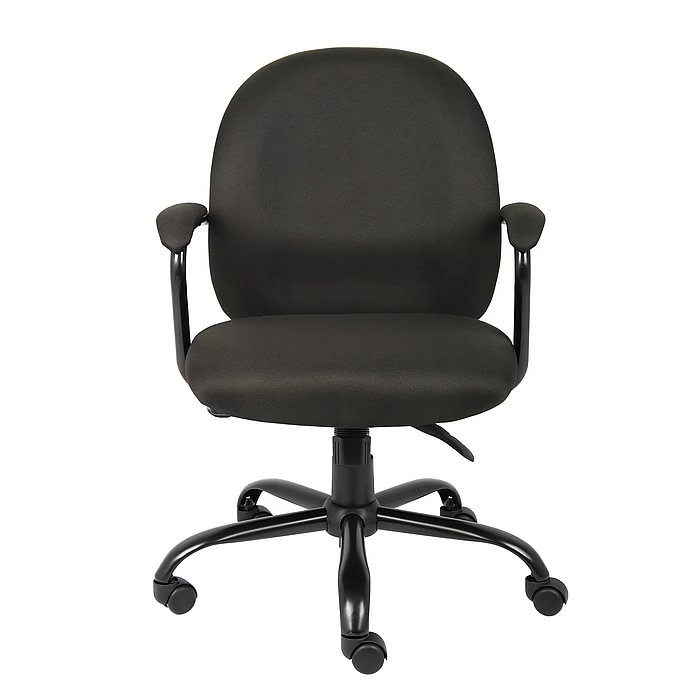 Boss Heavy Duty Fabric Task Chair, Black Crepe (B670-BK) 5 Boss Heavy Duty Fabric Task Chair, Black Crepe (B670-BK) - Image 3