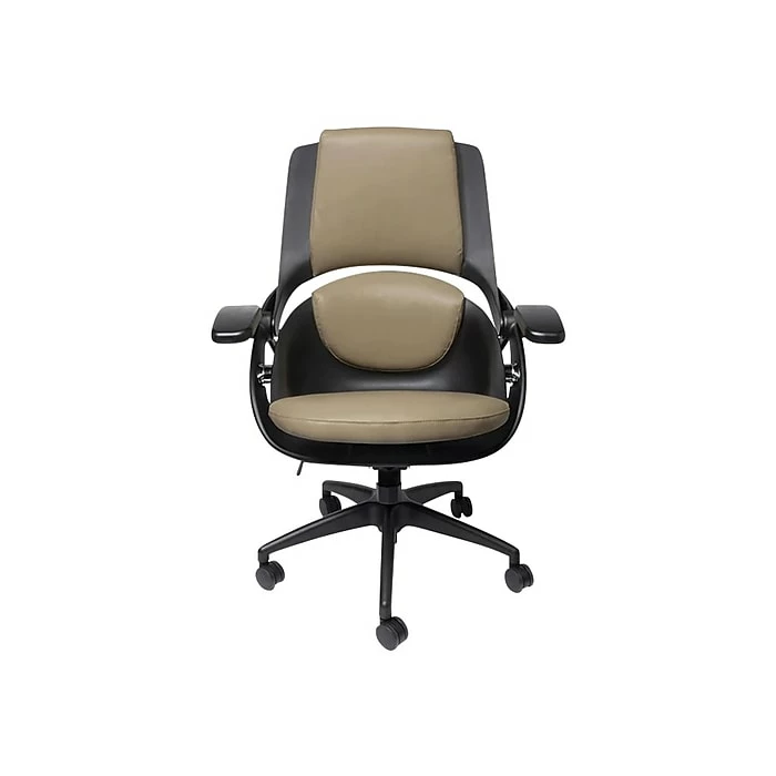 ALL33 BackStrong C1 Ergonomic Vegan Leather Swivel Task Chair, Tan/Black (BS-BTE-50506) 3 ALL33 BackStrong C1 Ergonomic Vegan Leather Swivel Task Chair, Tan/Black (BS-BTE-50506)