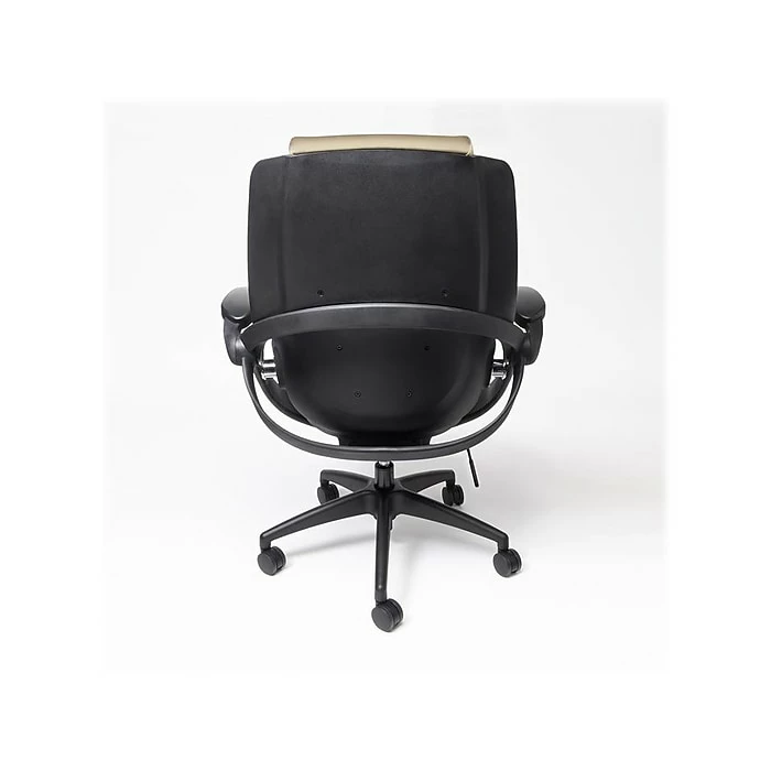 ALL33 BackStrong C1 Ergonomic Vegan Leather Swivel Task Chair, Tan/Black (BS-BTE-50506) 6 ALL33 BackStrong C1 Ergonomic Vegan Leather Swivel Task Chair, Tan/Black (BS-BTE-50506) - Image 4