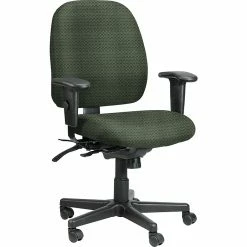 Raynor Eurotech Fabric 4 X 4 Multi-function Task Chair, Cirque Summer Grass
