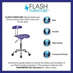 Flash Furniture Chrome Low Back Computer Task Chair With Tractor Seat, Vibrant Violet 14 Flash Furniture Chrome Low Back Computer Task Chair With Tractor Seat, Vibrant Violet -Office Chairs Shop unnamed file 615