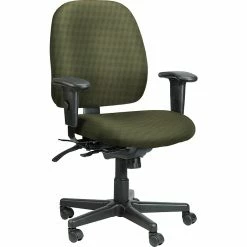 Raynor Eurotech Fabric 4 X 4 Multi-function Task Chair, Expo Leaf