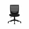 Offices To Go Mesh Back Fabric Task Chair, Black (OTG11922B)