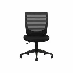 Offices To Go Mesh Back Fabric Task Chair, Black (OTG11922B)