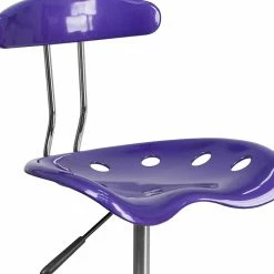 Flash Furniture Chrome Low Back Computer Task Chair With Tractor Seat, Vibrant Violet 18 Flash Furniture Chrome Low Back Computer Task Chair With Tractor Seat, Vibrant Violet -Office Chairs Shop unnamed file 619