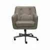 Serta Style Ashland Faux Leather Swivel Computer And Desk Chair, Gray (47140G) -Office Chairs Shop unnamed file 649
