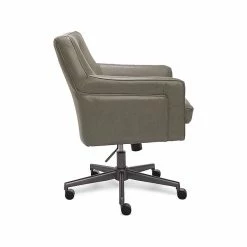 Serta Style Ashland Faux Leather Swivel Computer And Desk Chair, Gray (47140G) -Office Chairs Shop unnamed file 651