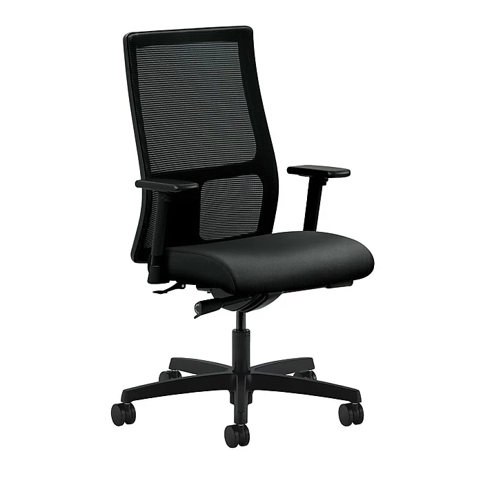 HON® Ignition® Mid-Back Office/Computer Chair, Adjustable Arms, Inertia Onyx Fabric 3 HON® Ignition® Mid-Back Office/Computer Chair, Adjustable Arms, Inertia Onyx Fabric