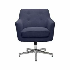Serta Style Ashland Fabric Swivel Computer And Desk Chair, Blue (47140A)
