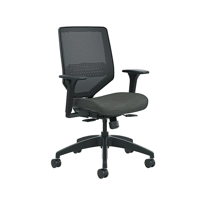 HON Solve Mesh Back Fabric Computer And Desk Chair, Ink (HONSVM1ALC10TK) 3 HON Solve Mesh Back Fabric Computer And Desk Chair, Ink (HONSVM1ALC10TK)