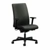 HON® Ignition® Mid-Back Office/Computer Chair, Adjustable Arms, Centurion Iron Ore Fabric