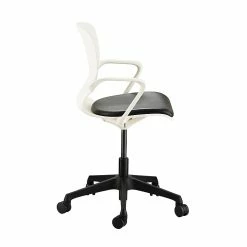 Safco® Shell™ Vinyl Upholstered Desk Chair, White (7013WH) -Office Chairs Shop unnamed file 743