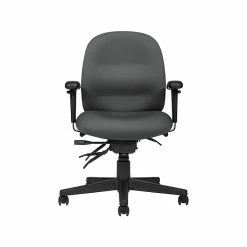 Global Granada Fabric Computer And Desk Chair, Gray (32123NBKWA50)