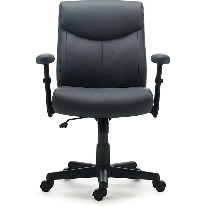 Staples Traymore Luxura Managers Chair, Gray (53246) 5 Staples Traymore Luxura Managers Chair, Gray (53246) - Image 3