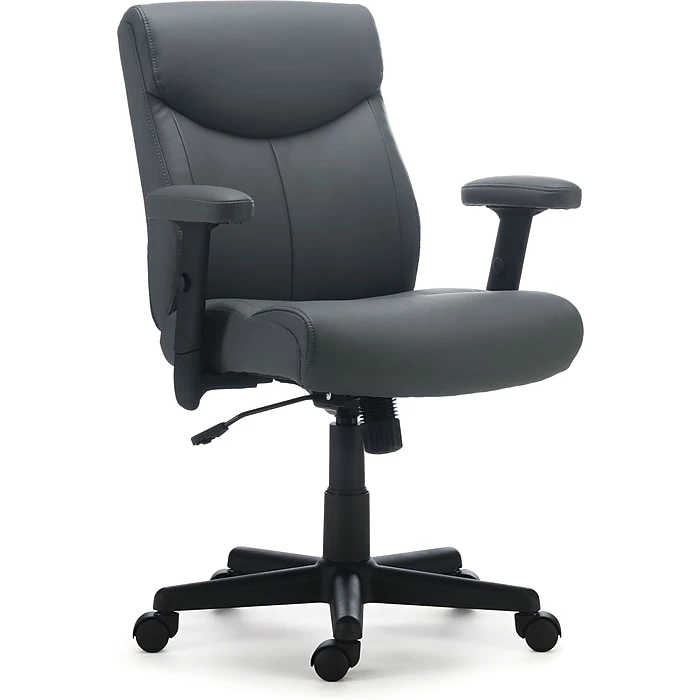 Staples Traymore Luxura Managers Chair, Gray (53246) 6 Staples Traymore Luxura Managers Chair, Gray (53246) - Image 4
