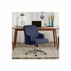 Serta Style Leighton Fabric Fabric Swivel Computer And Desk Chair, Blue (47925A) -Office Chairs Shop unnamed file 780