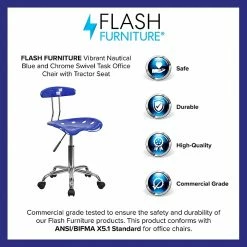 Flash Furniture Polymer Vibrant Computer Task Chairs With Tractor Seat (LF214NTCLBLUE) -Office Chairs Shop unnamed file 826