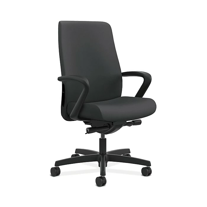 HON Endorse Collection HONLWU2FSX23 Fabric Mid-Back Office/Computer Chair, Fixed Arms, Carbon 3 HON Endorse Collection HONLWU2FSX23 Fabric Mid-Back Office/Computer Chair, Fixed Arms, Carbon