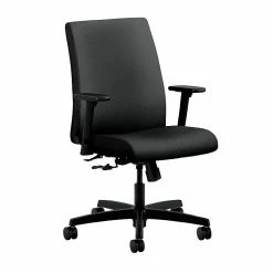 HON® Ignition® Low-Back Office/Computer Chair, Onyx