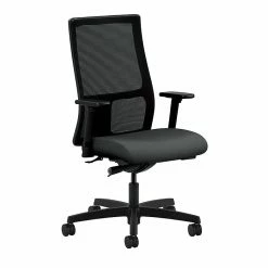 HON® Ignition® Mid-Back Office/Computer Chair, Arms, Iron Ore