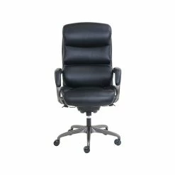 La-Z-Boy Aberdeen Leather Computer And Desk Chair, Black (51545)