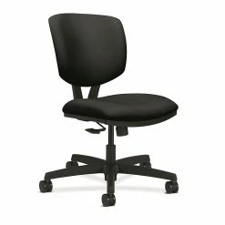 HON® Volt® Office/Computer Chair, Synchro-Tilt, Centurion Black Fabric